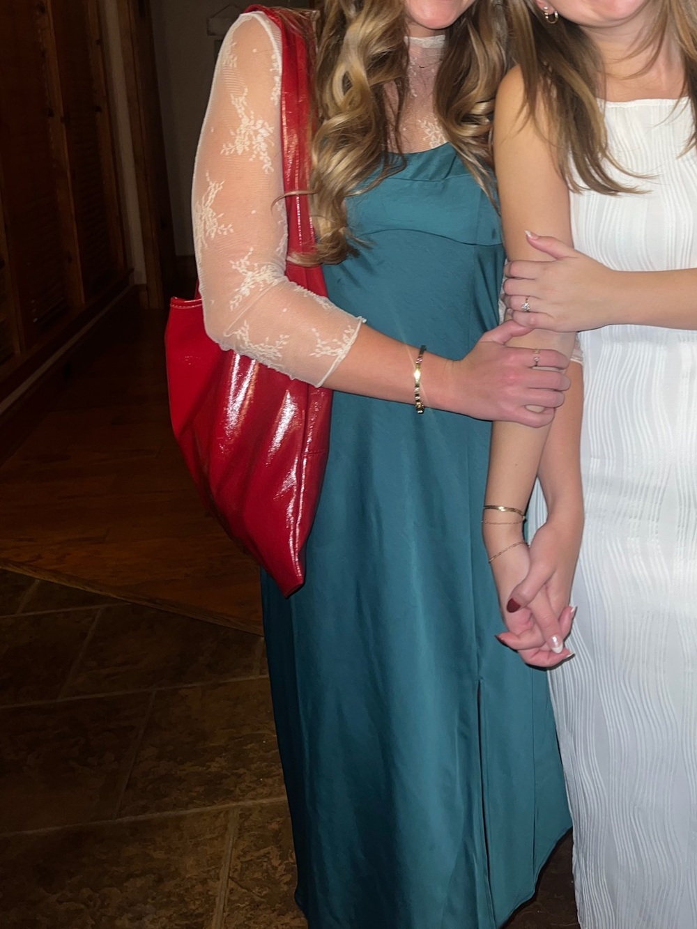 a new day Emerald Green Satin Midi Slip Dress - Picture 5 of 5